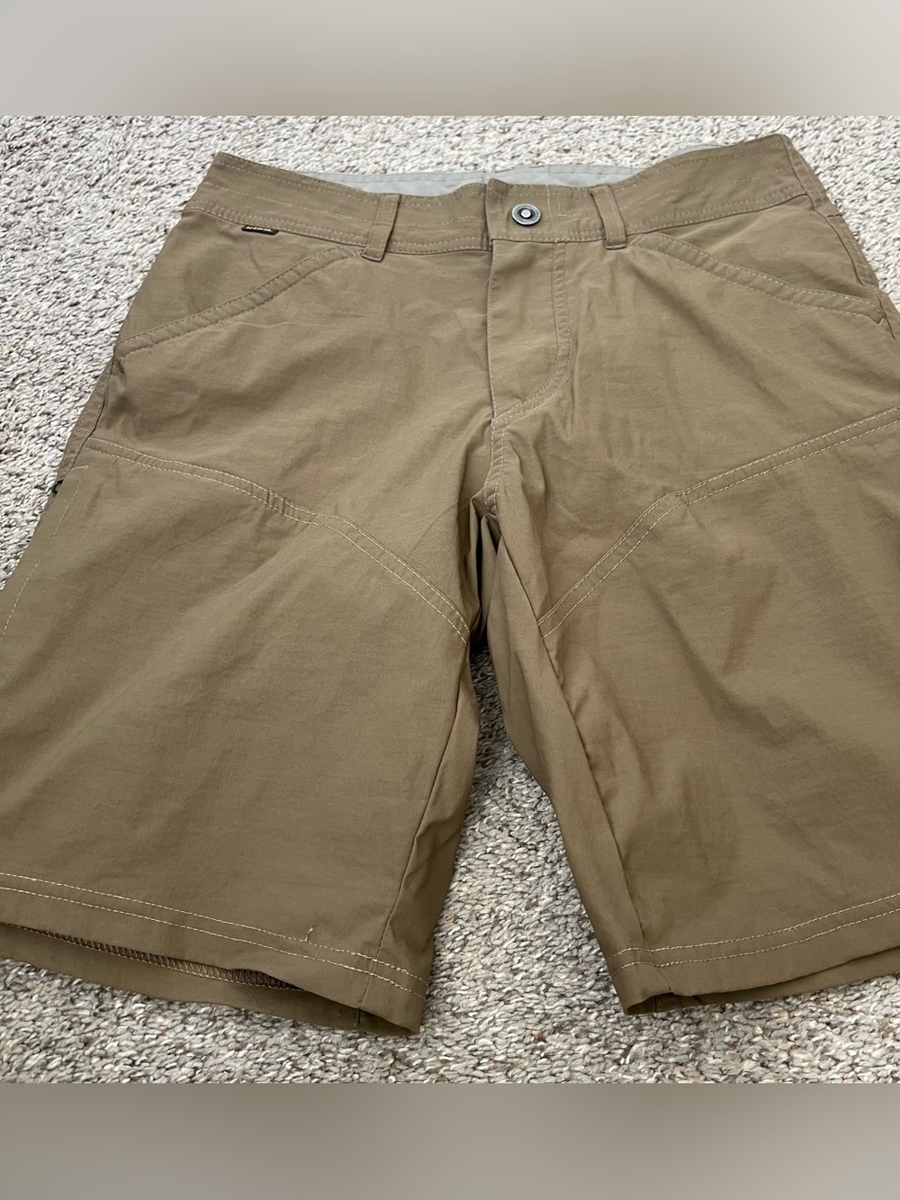 Kuhl Men's Lightweight Tan Outdoor Shorts Size 30